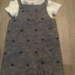 Jamie & Jack Boy Overall set 3-6 months